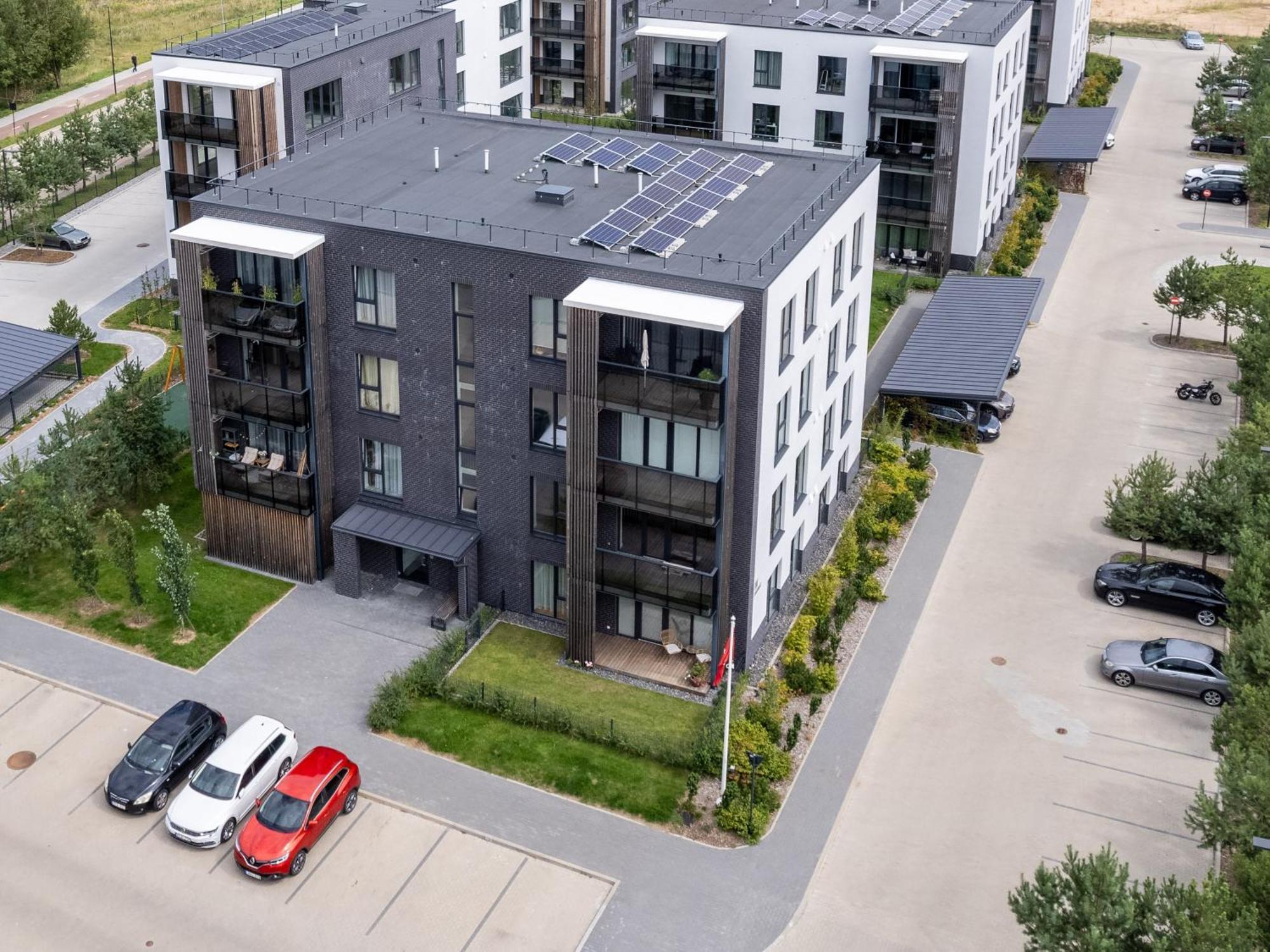 D33 Vilnius - Brand New Luxury Apartment With Terrace, Garden, Ac And Parking 外观 照片