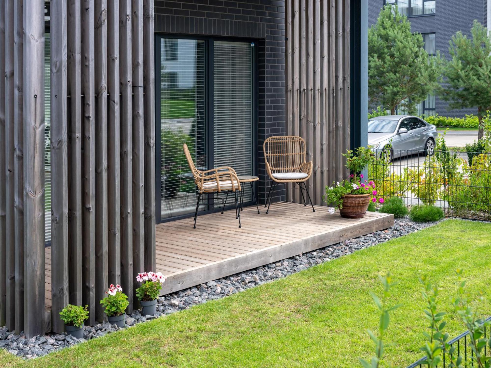 D33 Vilnius - Brand New Luxury Apartment With Terrace, Garden, Ac And Parking 外观 照片