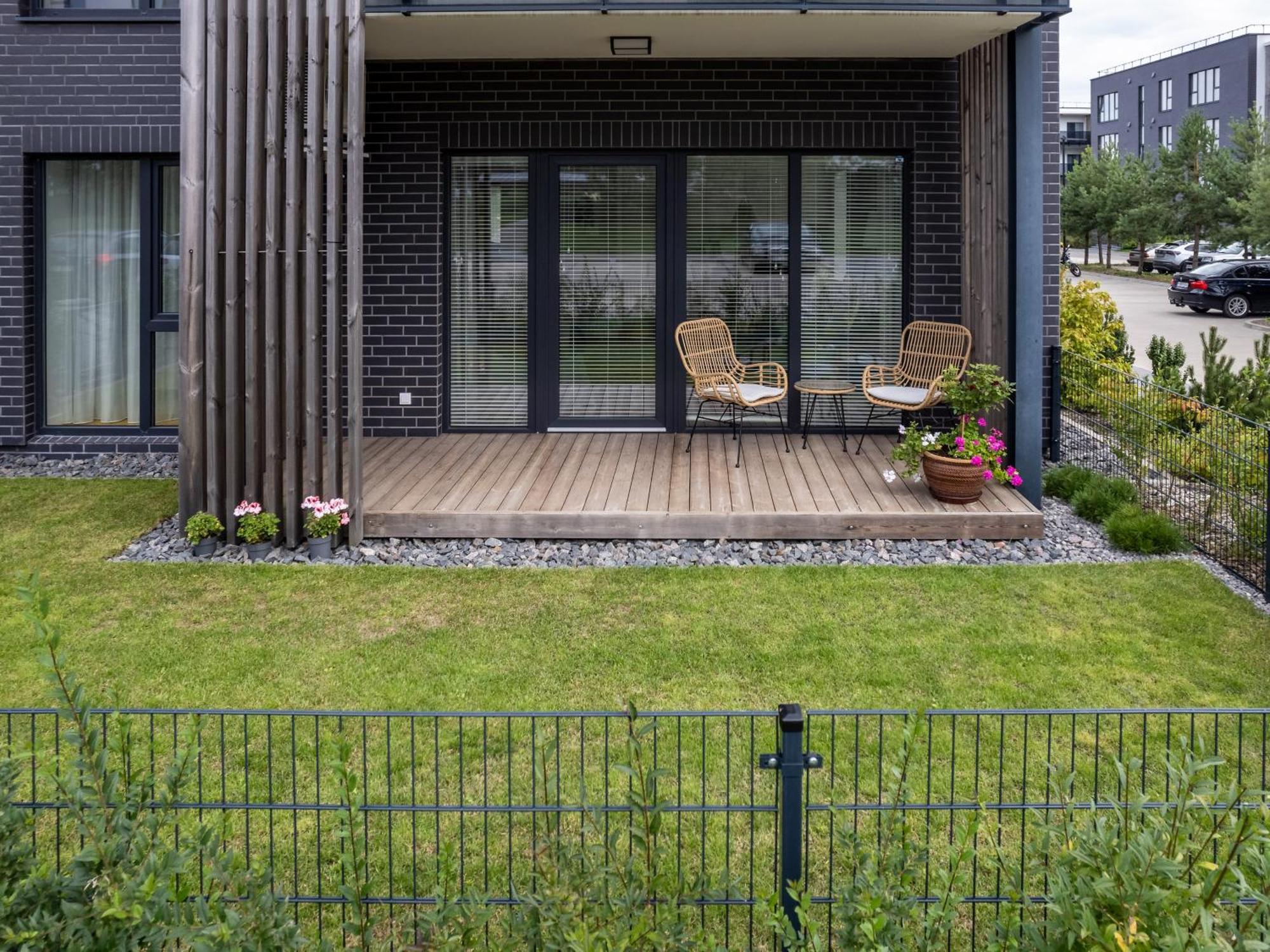 D33 Vilnius - Brand New Luxury Apartment With Terrace, Garden, Ac And Parking 外观 照片